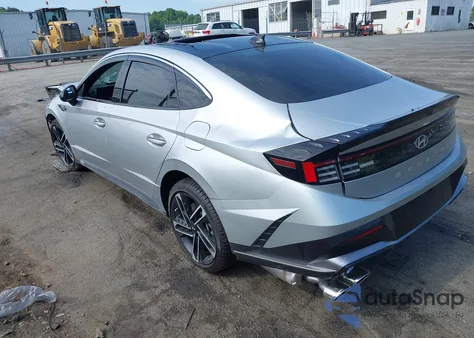 2025 Hyundai Sonata N Line z USA, uszkodzony, nr VIN KMHL54JC1SA472957